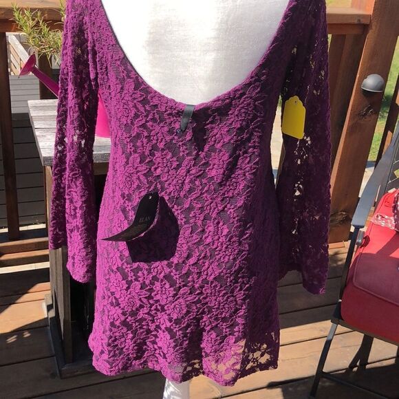 🆕 wtags Elan Purple lace dress - Picture 8 of 8